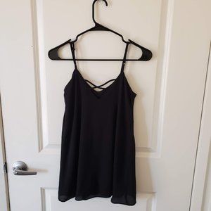 Aqua Black tunic Xs